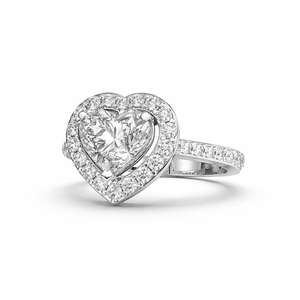 Bague Infinity Glow pour femme en argent sterling 925 de 3 g avec diamant ovale de 1,5 ct cultivé en laboratoire, bijou élégant et raffiné, idéal comme cadeau - Product Image 4