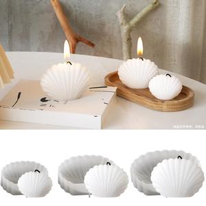 Molde de Silicona para Velas de Resina de Yeso con Aroma a Concha - Product Image 1