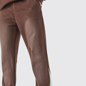 Pantalon homme en coton épais délavé à l'acide, coupe ample – Meilleur fournisseur, dernier style, pantalon homme délavé à l'acide en vente - Product Image 5
