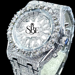 Reloj de Pulsera de Lujo Mecánico Automático Exclusivo, Cristal de Zafiro, Acero Inoxidable, Resistente al Agua, D Color VVS1, Diamante Moissanita - Product Image 3