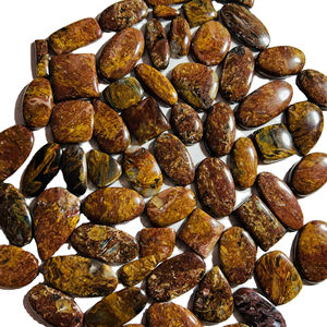 Gemas Sueltas Naturales de Alta Calidad de Pieter Site, Cabujones de Diferentes Tamaños y Formas Mixtas, Gemas Trimurti Hechas a Mano de Rajasthan para Joyería - Product Image 1