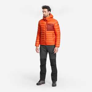 Chaqueta de plumón para hombre, personalizable, de color sólido, con cremallera, gruesa y cálida para invierno, tipo puffer. - Product Image 2