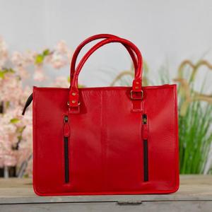 Bolso de Hombro de Cuero Genuino con Diseño Bohemio Vintage de Lujo en Rojo, con Pelo de Vaca, Estilo Tote, Bandolera y Borlas para Mujer - Product Image 3