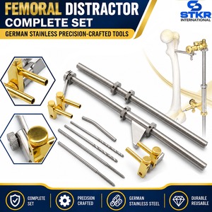 Distractor Femoral, Juego Completo, Herramienta de Precisión Fabricada en Acero Inoxidable Alemán - Product Image 1