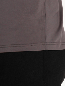 T-shirt personnalisé vintage 100 % coton épais uni style streetwear à manches courtes – Vêtement d'entraînement en gros - Product Image 5