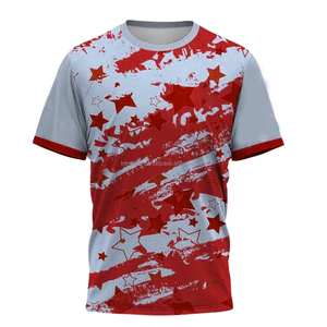 Maillot de football pour hommes grandes tailles, col rond, manches courtes, coupe automatisée, séchage rapide, respirant, léger, imperméable, 100% coton - Product Image 1