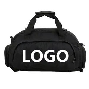 Sac de sport rouge 600D avec poignées noires et poches zippées pour usage sportif - Product Image 2