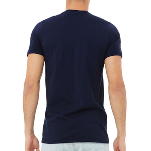 T-shirts pour hommes en coton 100% doux et uni avec logo sur le devant, taille oversize, soldes d'été - Product Image 2
