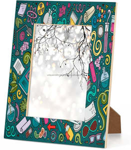 Cadre photo en bois artisanal de luxe avec impression UV, tailles personnalisées, écologique, durable, décoration pour la maison et le bureau - Prix raisonnable - Product Image 1