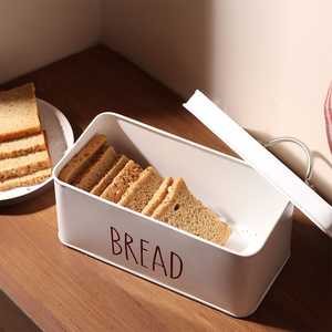 Stylish Metal Bread Box Premium Finish for <b>Kitchen</b> Countertop Home <b>Pantry</b> and Organized Food Storage - Product Image 1