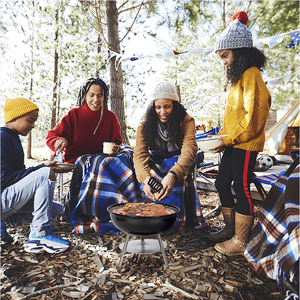 53747749 Forno in Ceramica e Carbonio da 13 Pollici Due-in-Uno, Forno in Ferro e Carbonio a Tre Strati, Cilindro Ellittico, Griglia in Ceramica da 13 Pollici per Campeggio - Product Image 3