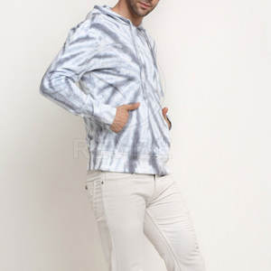 2026 Vente en gros usine : Sweats à capuche tie-dye en coton pour hommes, avec logo personnalisé et couleur personnalisable - Product Image 5