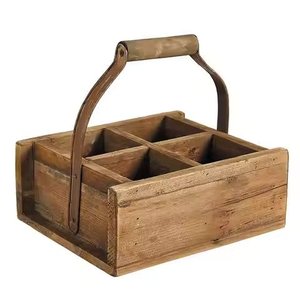Organisateur d'ustensiles en bois élégant avec support en métal noir pour la cuisine, idéal pour la maison, les restaurants et les hôtels - Product Image 2
