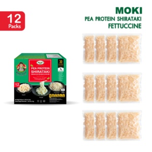 Fettuccine Shirataki de Proteína de Guisante Baja en Carbohidratos, Refinada Instantánea MOKI con Konjac, 0 Grasas, 100g, Cocción de 1-3 Minutos - Product Image 4