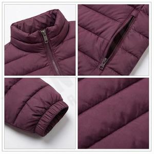 Veste matelassée d'hiver de qualité supérieure pour hommes, dernier modèle avec col montant et manches longues, entièrement personnalisable, mode masculine - Product Image 4