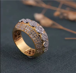 Luxury Unisex Marquise <b>Solitaire</b> <b>Ring</b> Featuring Brilliant Fire and Premium 925 <b>Silver</b> Craftsmanship by Ratan International - Product Image 1
