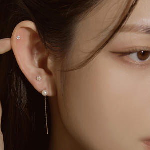 [W Island] WBL Parches de Acupresión para Orejas con Cristales Swarovski Genuinos, Blancos Puros, para Alivio del Estrés y Cuidado de la Hinchazón Facial, Máxima Eficacia - Product Image 3