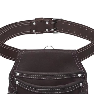 Professional Best Quality <b>Tool</b> Bag With Belt for Sale Premium Quality Men's PU <b>Leather</b> <b>Tool</b> Kit Belts - Product Image 3