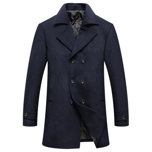 Abrigo de Invierno Personalizado con Logotipo OEM para Mujer, Abrigo Largo y Cálido de Algodón Grueso Bomblook, Abrigo de Lana con Botones de Fibra de Bambú para Hombre - Product Image 2