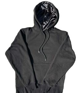 Sweat-shirt à capuche pour homme, couleur unie, coupe classique, décontracté, en molleton tricoté, pour l'automne, avec capuche doublée - Product Image 1