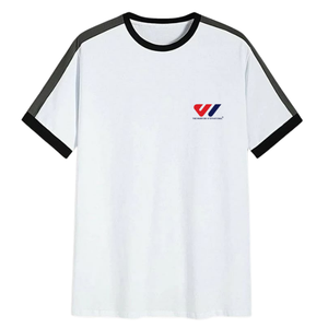Camiseta Azul con Cuello Redondo y Manga Corta para Hombre, Camiseta Estampada Informal, Estilo Urbano, Camiseta Ligera, Moda Sostenible - Product Image 5