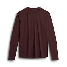 Camiseta de Punto de Manga Larga para Mujer, Cuello Redondo, Corte Regular, Informal, para Todas las Temporadas, 100% Algodón, Transpirable, Venta al Por Mayor, ODM - Product Image 2