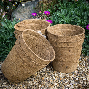 Pot en fibre naturelle de noix de coco – Jardinière respirante et biodégradable pour le jardinage biologique et la propagation des plantes - Product Image 2
