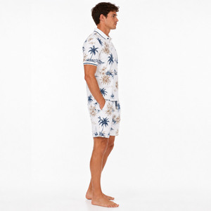Conjunto de Camiseta Polo y Pantalones Cortos de Verano para Hombre, Personalizado, Transpirable, de Algodón, Informal, de 2 Piezas, Ropa Deportiva a Juego - Product Image 3