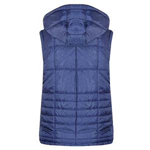 Venta al por mayor personalizado ligero sin mangas chaleco acolchado para hombres transpirable a prueba de viento al aire libre trabajo chaleco acolchado capucha Casual - Product Image 2