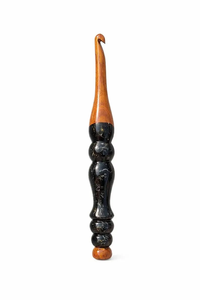 AUREVIA CRAFTS - Agujas de Ganchillo de Resina de Madera de Aspecto Envejecido, Hechas a Mano, Ecológicas, de 3 mm de Diámetro y 15 cm de Longitud, para Tejer - Product Image 2