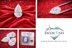 Diamants de laboratoire au design unique, pierres de couleur haute clarté pour la fabrication de bijoux fins, disponibles en gros à la vente - Product Image 2