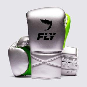 RTS Products Wholesale Price Top Quality FLY Boxing Gloves With Cowhide Genuine Leather Grappling & Comfortable Printed Gloves - Product Image 1