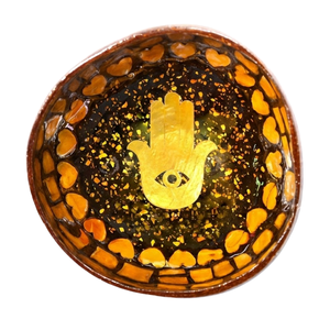 Exquisito Cuenco de Coco Artesanal Vietnamita - Patrón de Concha Iridiscente - Regalo de Boutique - Product Image 2