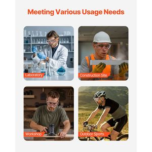 Occhiali di sicurezza tattici ANSI Z87.1 regolabili occhiali Anti-appannamento sopra gli occhiali - Product Image 6