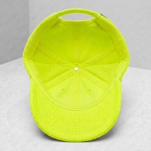 Gorra de Papá Personalizada OEM de 6 Paneles, de Pana Sin Estructura, con Bordado Plano, Visera Precurvada de Fábrica, Bajo MOQ, Proveedor ODM - Product Image 4