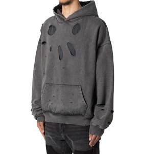 Sudaderas con Capucha para Hombre de Alta Calidad, Estilo Urbano, 100% Algodón, Tejido Ligero de Secado Rápido, Transpirable, con Logotipo Personalizado - Product Image 3