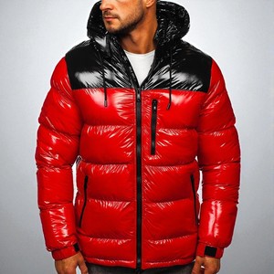 Chaqueta acolchada con capucha de alta calidad, moda de invierno, nueva llegada, extragrande, impermeable, para hombre, diseño y logotipo personalizados - Product Image 4