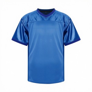 ฟิวเจอร์สคิง FK-AF-062 เสื้อฟุตบอลคอวีแขนสั้นสำหรับผู้ชายและผู้หญิง ผ้าตาข่ายระบายความชื้น โพลีเอสเตอร์ 100% สีพื้น สำหรับผู้ใหญ่ - Product Image 4