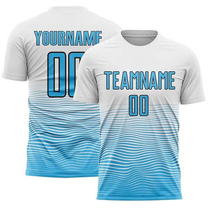 Ensemble d'uniformes de football respirants sur mesure, grande taille, impression par sublimation, maillot de football en polyester, shorts, kit d'équipe, vêtements de sport - Product Image 4