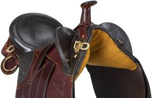 TI101OA058 Diseño Personalizado Equistallion Nuevo Sillín Australiano H B de Cuero y Madera con Herrajes de Acero Inoxidable para Equitación - Product Image 3