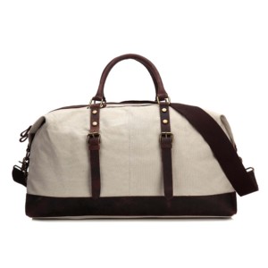 Sac de sport de luxe bleu et noir avec broderie 'Stay Away', fermeture éclair frontale, double poignée, unisexe, adulte, doublure en polyester - Product Image 6