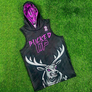 Camisetas de Fútbol Americano con Capucha Dri Fit 7v7 Personalizadas, Camisetas sin Mangas de Compresión, Ropa Deportiva de Alto Rendimiento, Nombre del Equipo Personalizado - Product Image 6