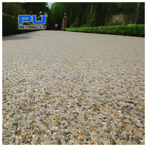 Resina de carpeta de PU de alta calidad y adhesivo epoxi para pegamento de piedra mezclado con adoquines para piscinas, pasarelas, jardines - Product Image 4