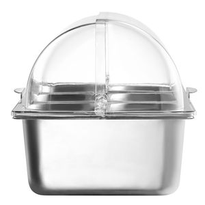 Elegante Vassoio di Servizio in Acciaio Inox a 5 Scomparti per Esposizione Cibo e Servizio Buffet - Product Image 6