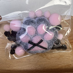Fluffy Cat Paw Squishy Toy Unisex Stress Relief Slow Rising <b>Fun</b> Gift Made of Silicone and Plastic - Product Image 4