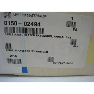 Conjunto de cables AMAT 0150-02494 Extensión de calentador - Equipos y piezas de semiconductores de confianza de Trusted Global Legacy - Product Image 1