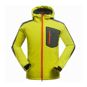 Custom Mens Hooded Softshell <b>Jacket</b> Waterproof Windproof <b>Fleece</b> <b>Lined</b> Outdoor Hiking <b>Jacket</b> OEM ODM Wholesale Manufacturer - Product Image 5