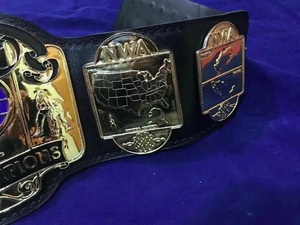 Ceinture de championnat NWA TAG TEAM MMA personnalisée, 0,5 cm, alliage de zinc, légère, taille haute, 1,2 m de longueur, unisexe, 1 pièce - Product Image 3