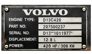 อะไหล่เครื่องยนต์เวิลด์ เอ็นจิ้น พาร์ทส์ รุ่น D13 C เครื่องยนต์วอลโว่ ปี 2025 ใช้งาน 0-2000 ชั่วโมง สหรัฐอเมริกา - Product Image 3