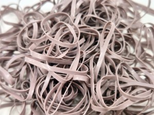 Élastiques à cheveux TIETYP, bandeaux en caoutchouc élastique, couleur unie, minimaliste, moderne, usage quotidien, pour femmes, emballage en carton, fabriqué en Corée - Product Image 5
